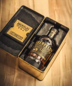 sustainable trays for aberfeldy wisky