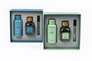 Emballage écologique pour le coffret cadeau Adolfo Dominguez